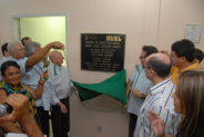 Descerramento da placa do Centro de Saúde da Família